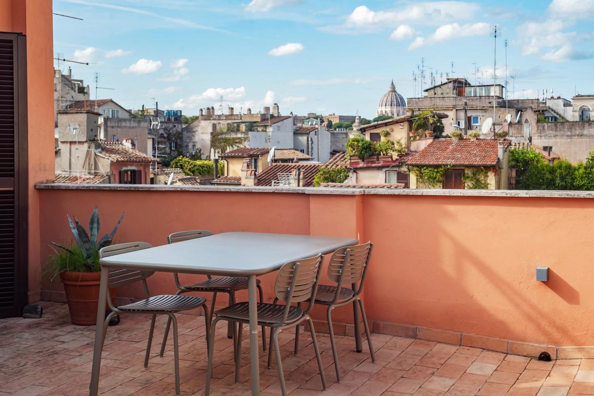 Apartment With Terrace In Via Del Pellegrino - Fromhometorome Extérieur photo